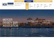 Tablet Screenshot of mercerbar.com
